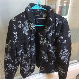 White and black jacket. Size medium